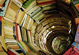 espiral de llibres